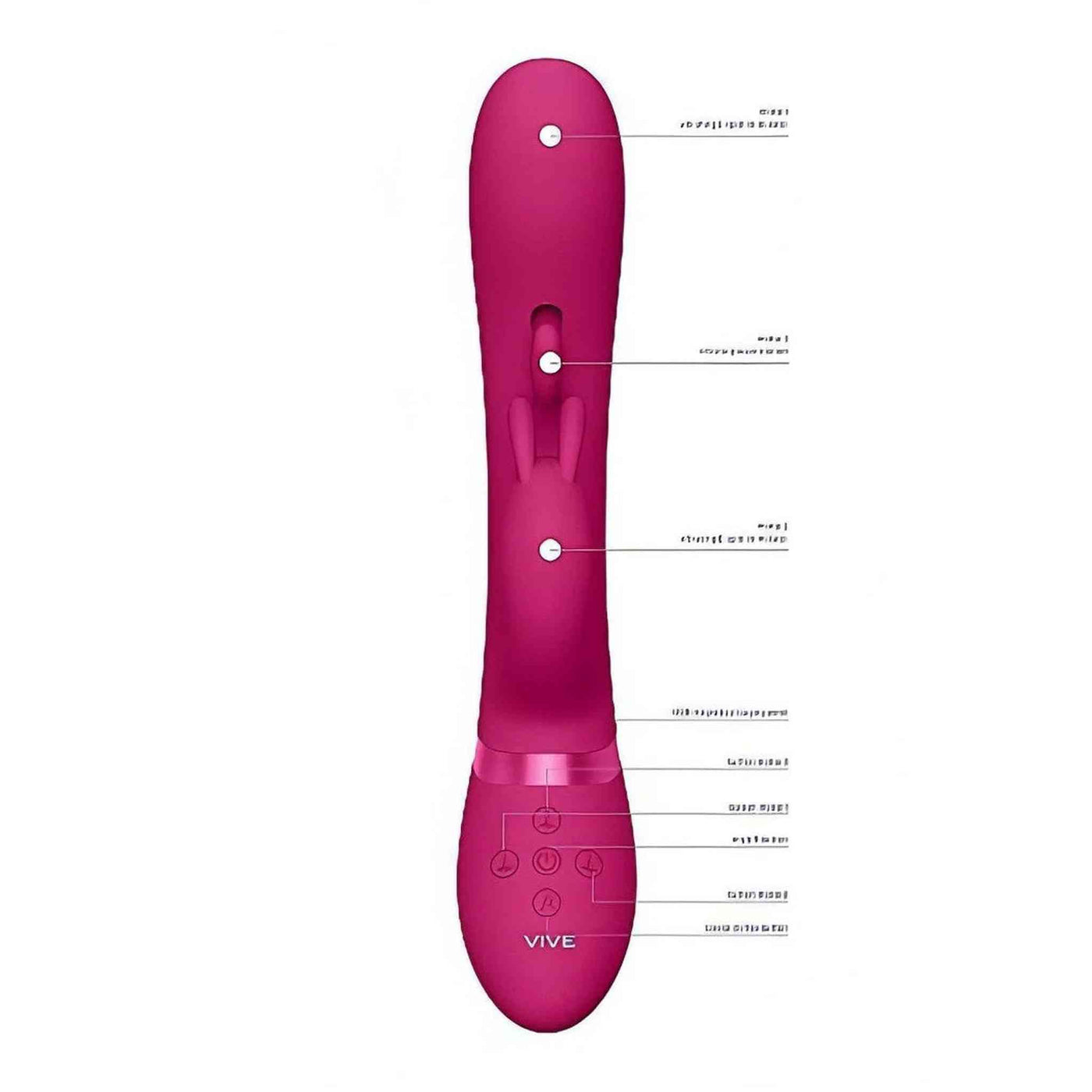 Tama Vibratore Rabbit con lingua Punto G