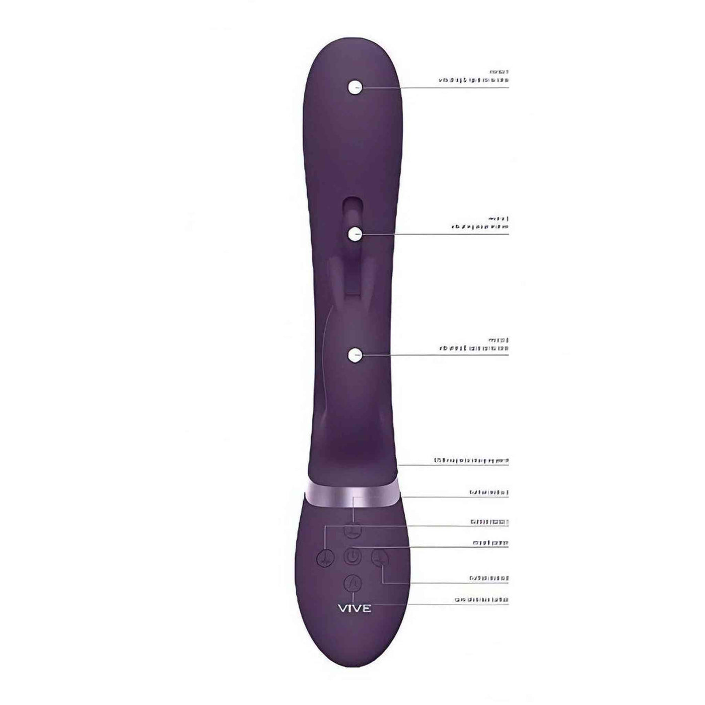Tama Vibratore Rabbit con lingua Punto G