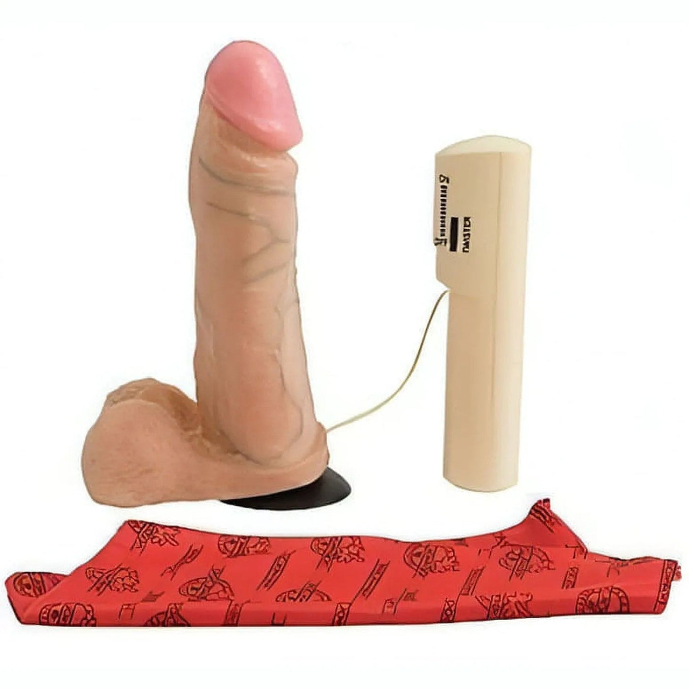 The Realistic Cock Rotating 8″ - White