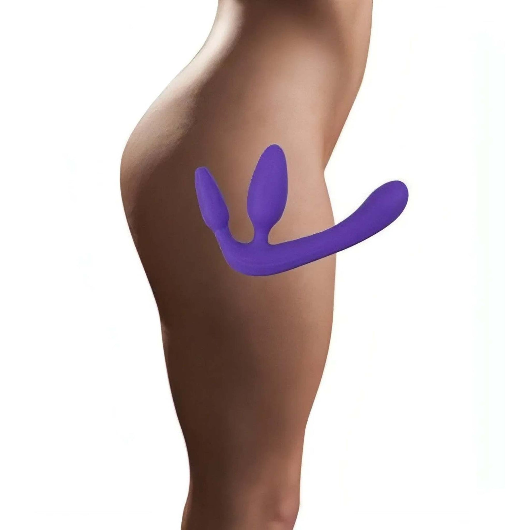 Trio Strapless Strap-On Triple Teaser