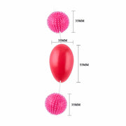 Trio di Palline Anali/Vaginali con Rilievi Stimolanti