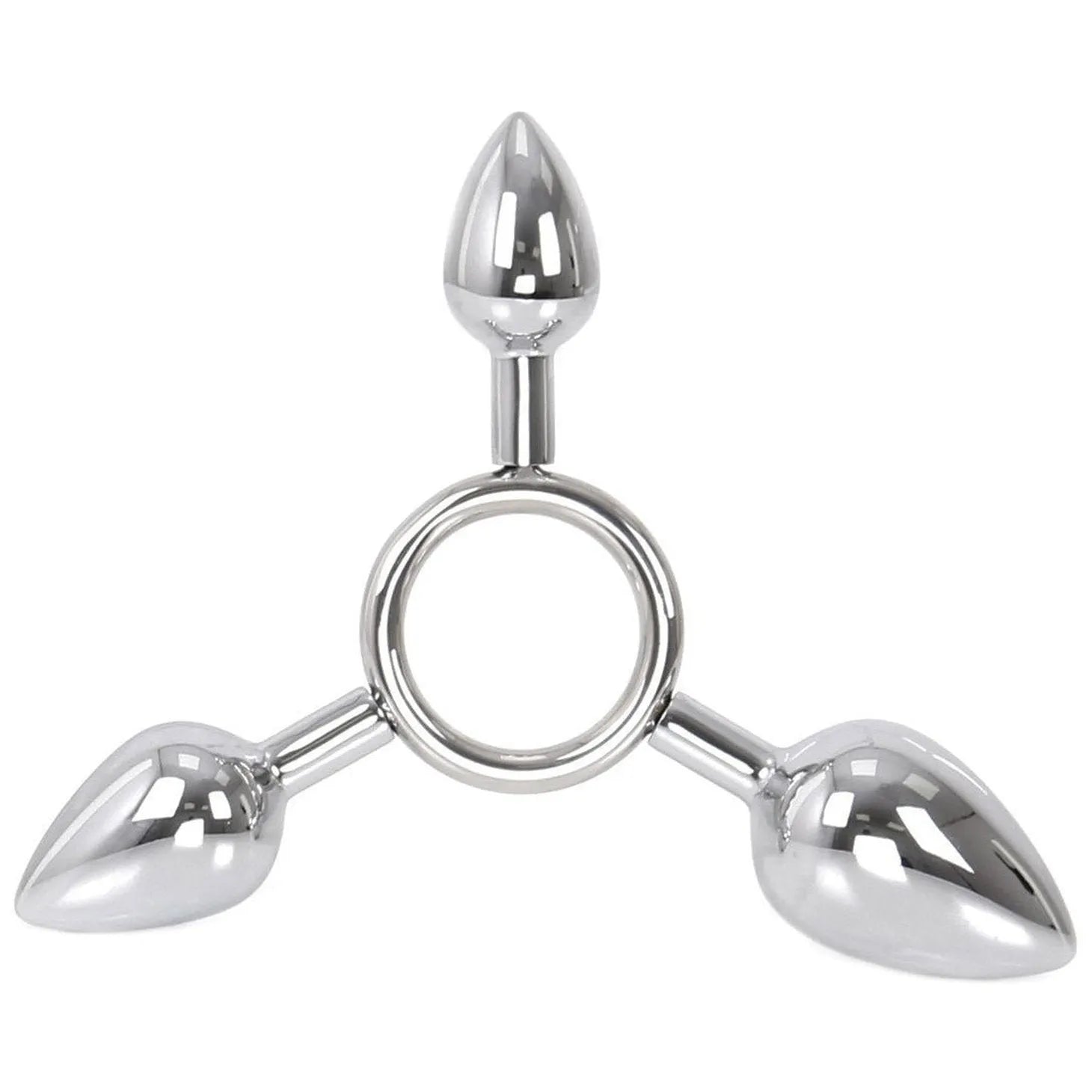 Triple O Anal plug device - Ø 2.7 cm, 3.4 cm, 4.1 cm - GoEstasy