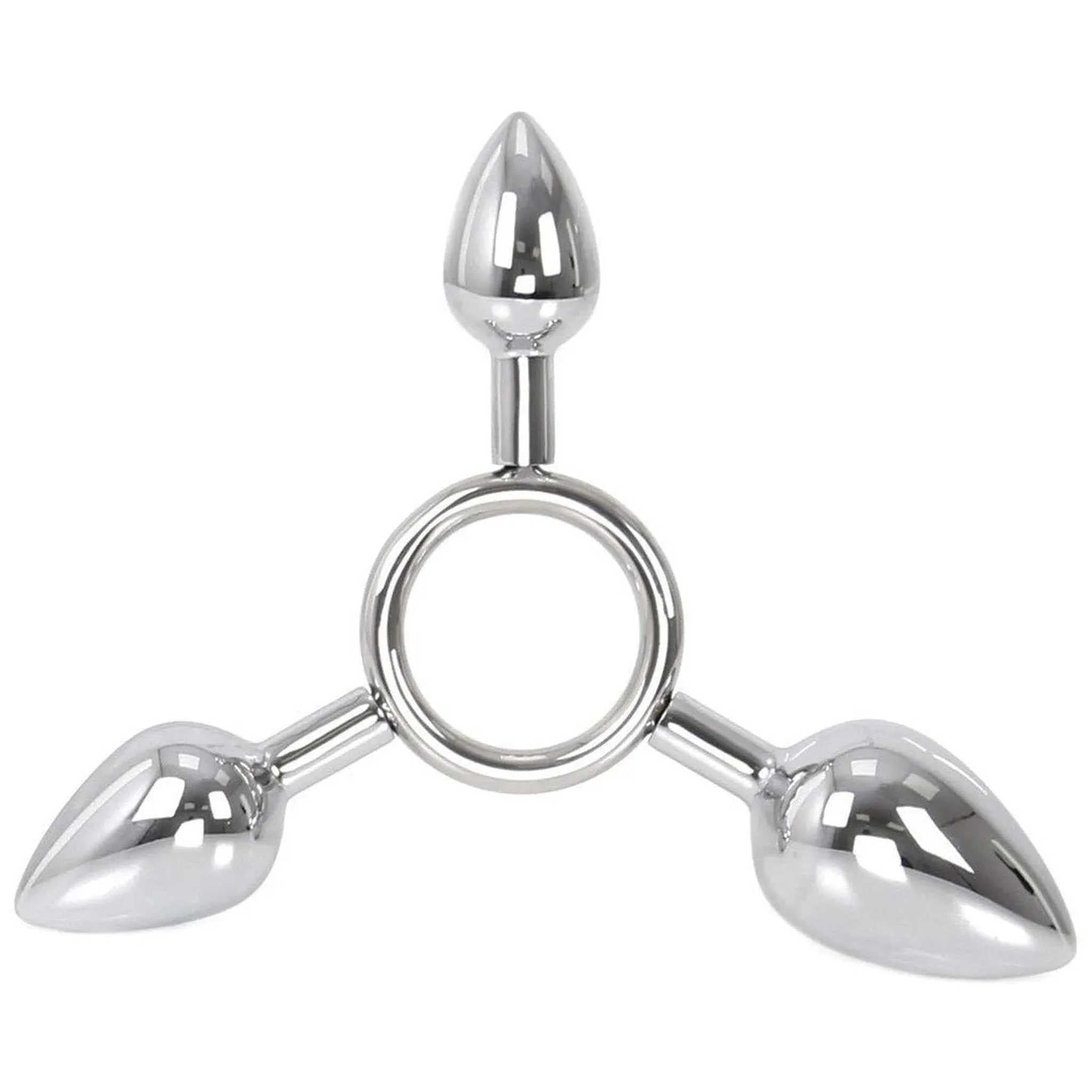 Triple O Anal plug device - Ø 2.7 cm, 3.4 cm, 4.1 cm