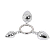 Triple O Anal plug device - Ø 2.7 cm, 3.4 cm, 4.1 cm