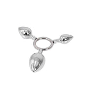 Triple O Anal plug device - Ø 2.7 cm, 3.4 cm, 4.1 cm