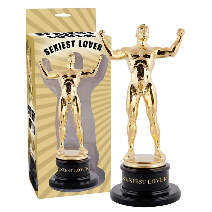 Trofeo dorato uomo con fallo eretto ″Sexiest Lover″