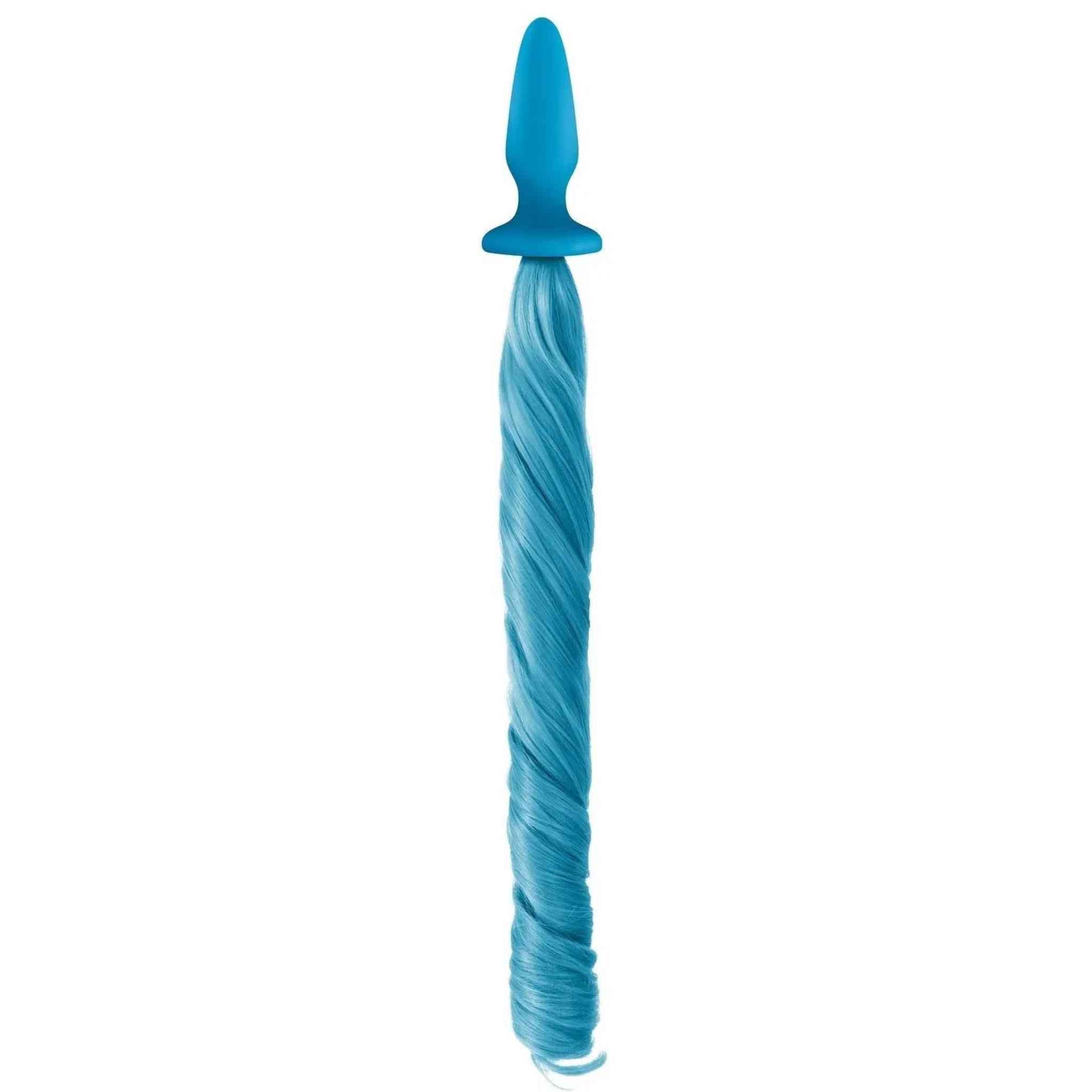 Unicorn Tails Plug Anale in Silicone con coda coordinata - Azzurro
