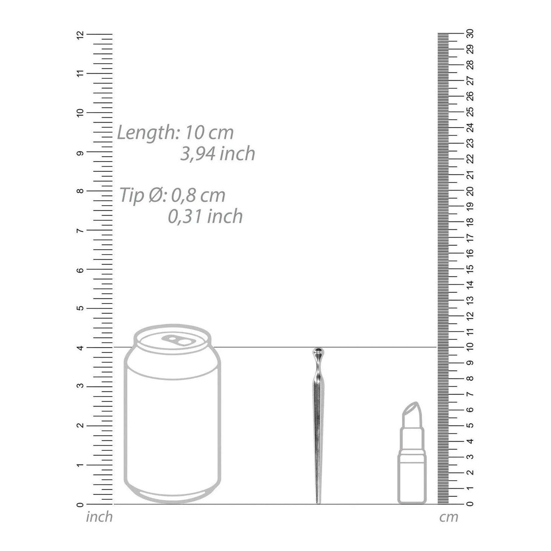 Urethral Sounding - Metal Stick