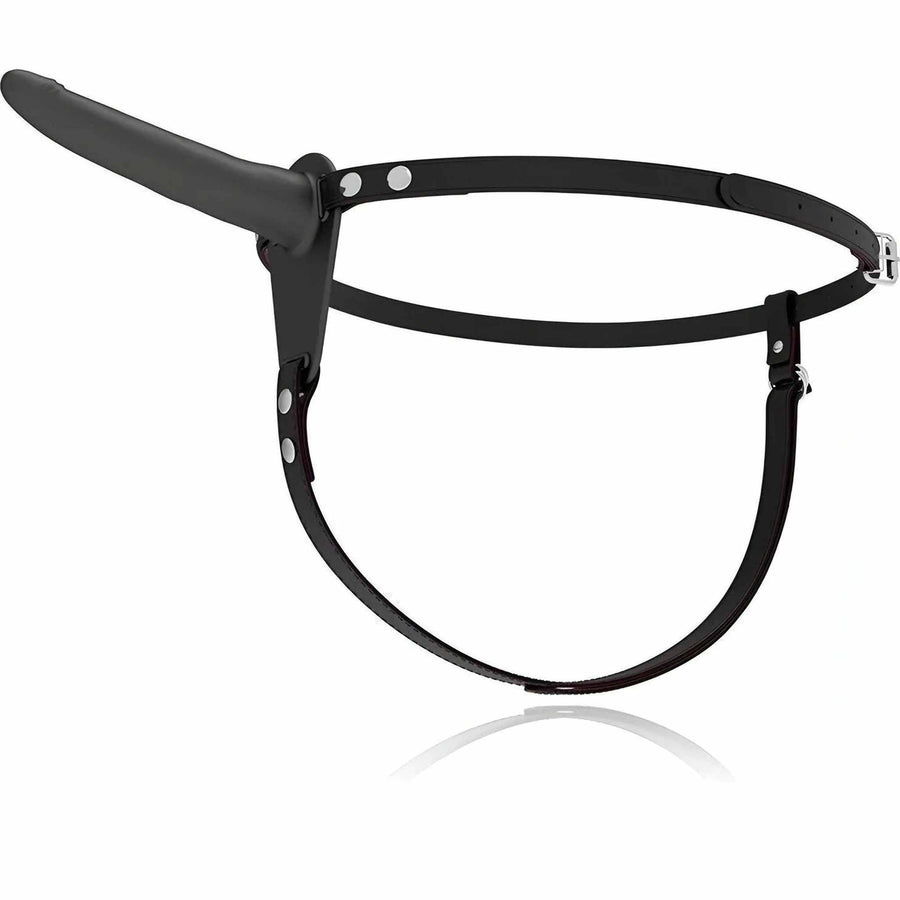Vibrating Penetrix Silicone Strap-On 15 cm - Nero, ricaricabile, 10 modalità di vibrazione