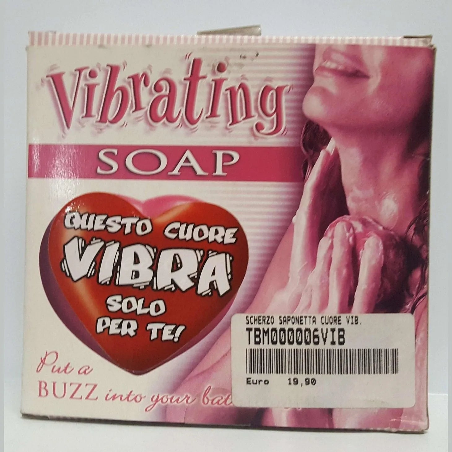 Vibrating Soap ''Questo cuore VIBRA solo per te!'' - GoEstasy