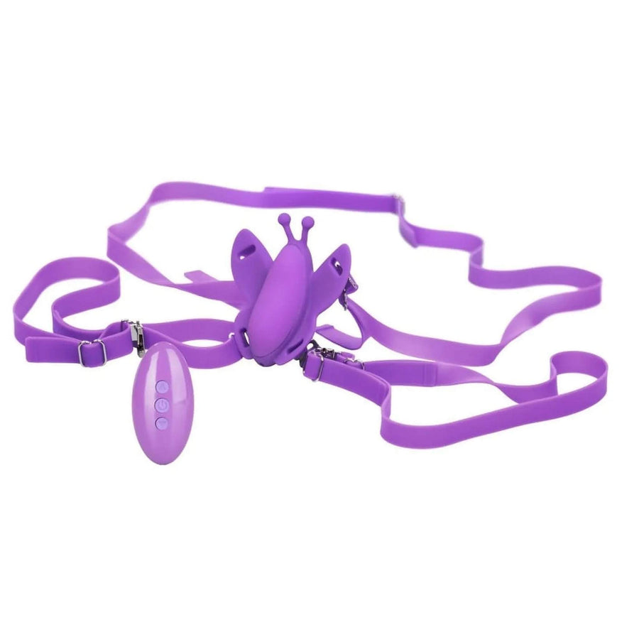 Butterfly Vibrator with silicone straps - Remote Control