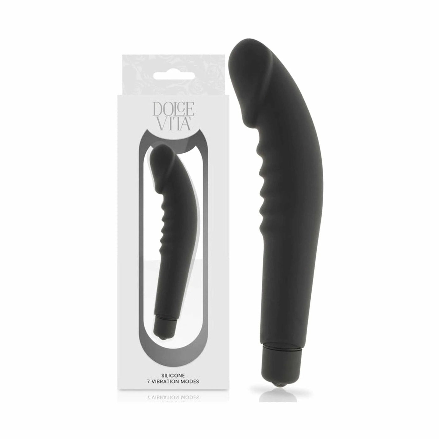 Vibratore Design A Forma Fallica Con Scanalature Stimolanti