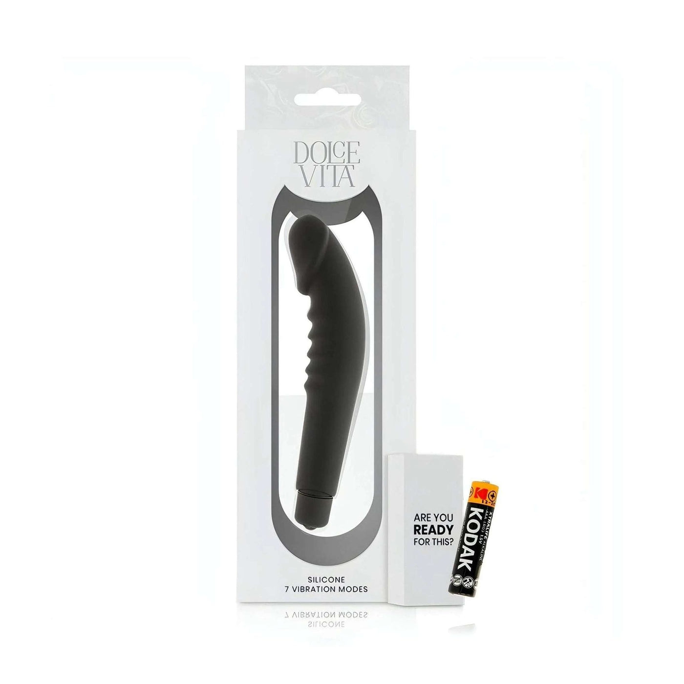 Vibratore Design A Forma Fallica Con Scanalature Stimolanti