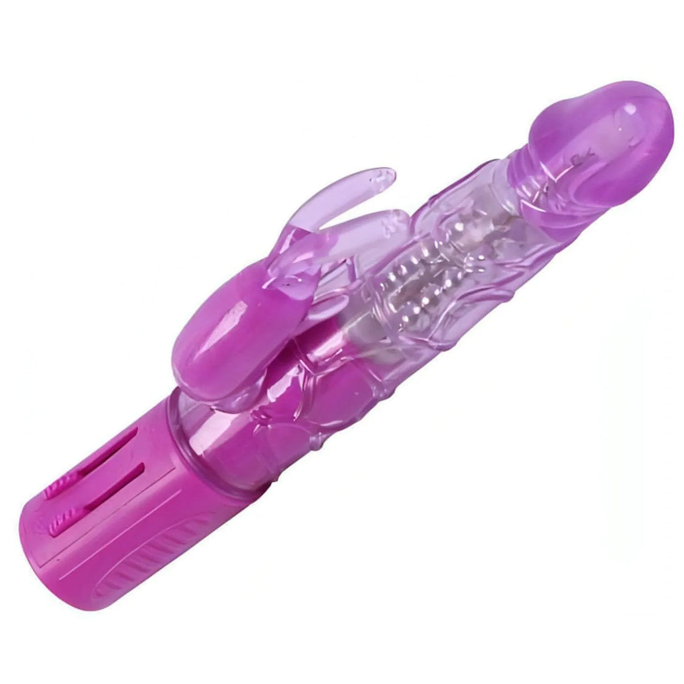 Vibratore Doppia Funzione Penetrazione e Stimolazione Clitoridea