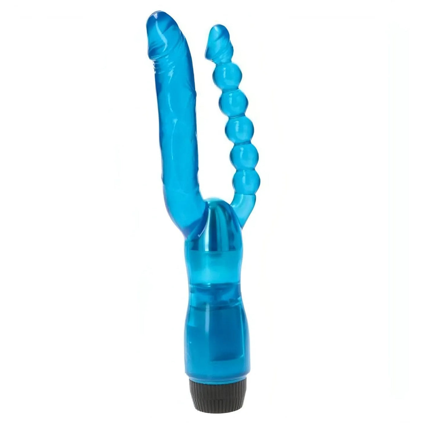 Vibratore Doppio Anale/Vaginale - Multispeed, Blu