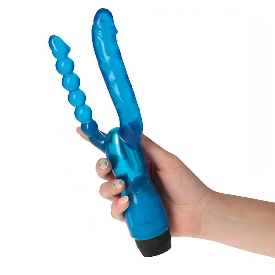 Vibratore Doppio Multispeed Anale/Vaginale