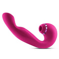 Multifunction Vibrator Vibrate and Suck - Pink