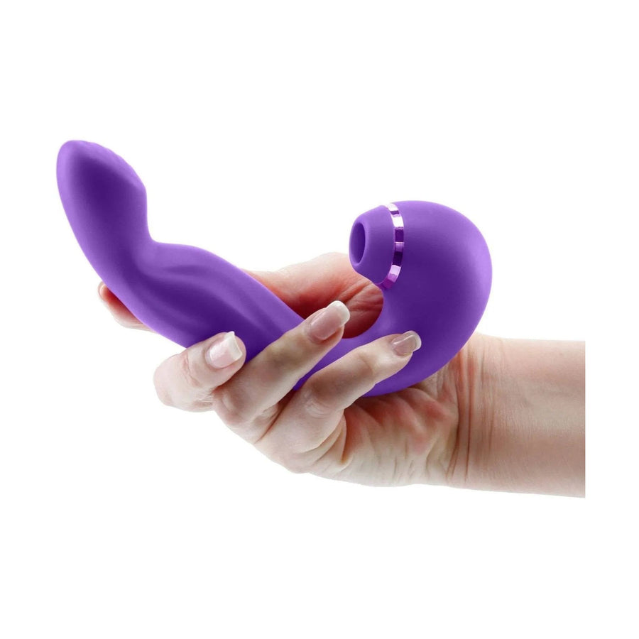 Multifunction Vibrator Vibrate and Suck - Purple