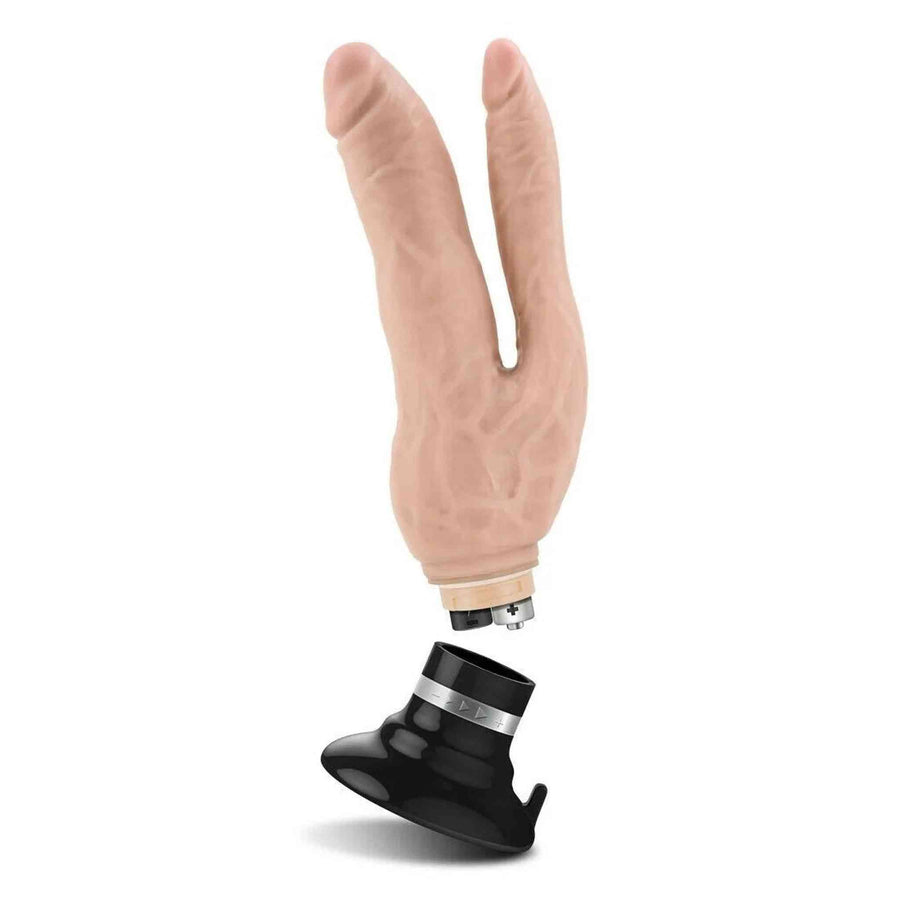Soft Anal/Vaginal vibrator with suction cup - Multispeed vibration, Flesh Pink