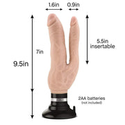 Vibratore Multivelocità morbido Anale/Vaginale con ventosa