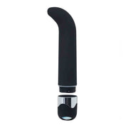 Vibratore Punto G in silicone 15 cm - Multispeed, Nero