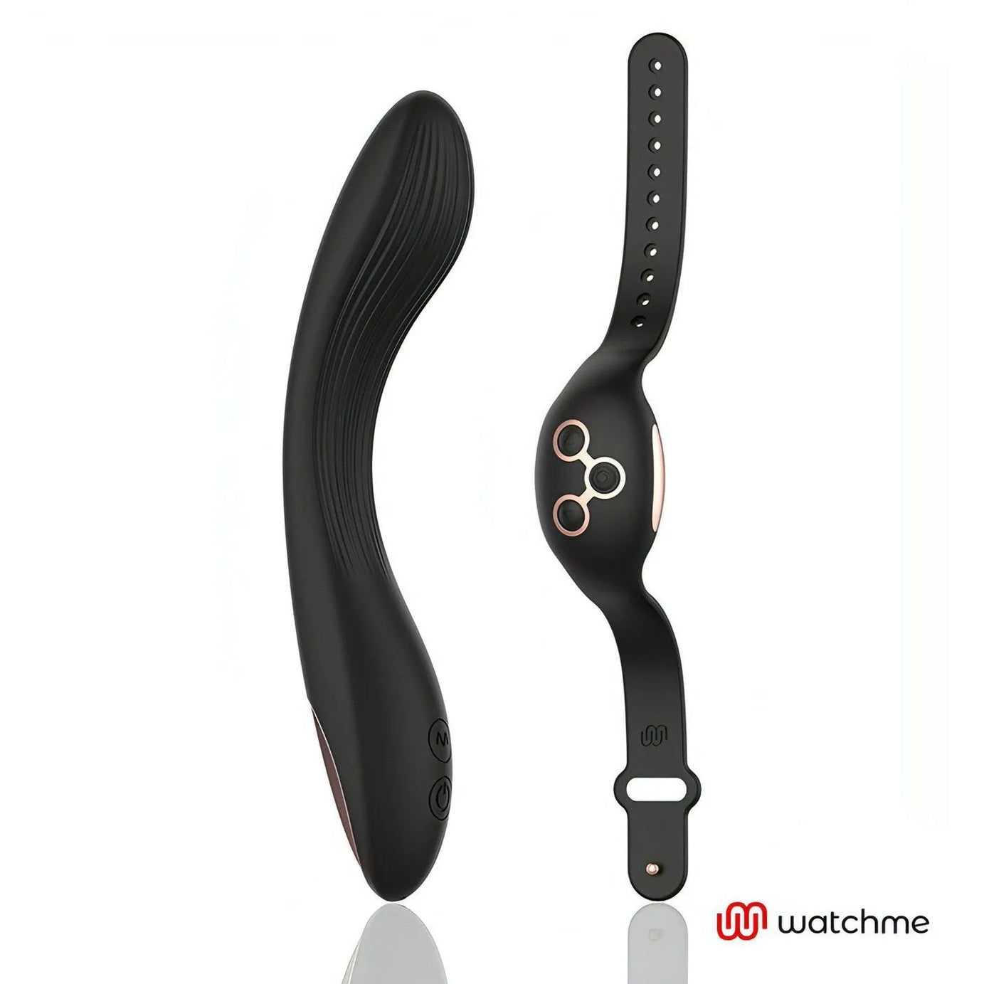 Vibratore Punto-G in silicone con orologio per controllo remoto