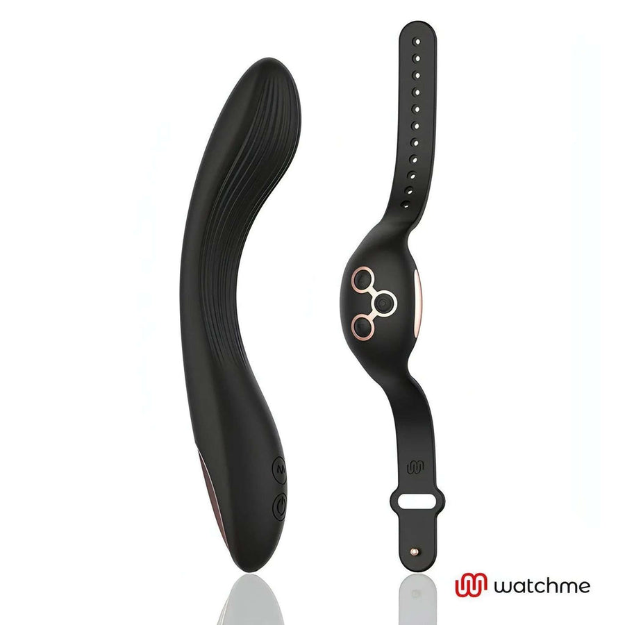 Silicone G-Spot Vibrator with Remote Control Watch