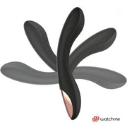 Vibratore Punto-G in silicone con orologio per controllo remoto