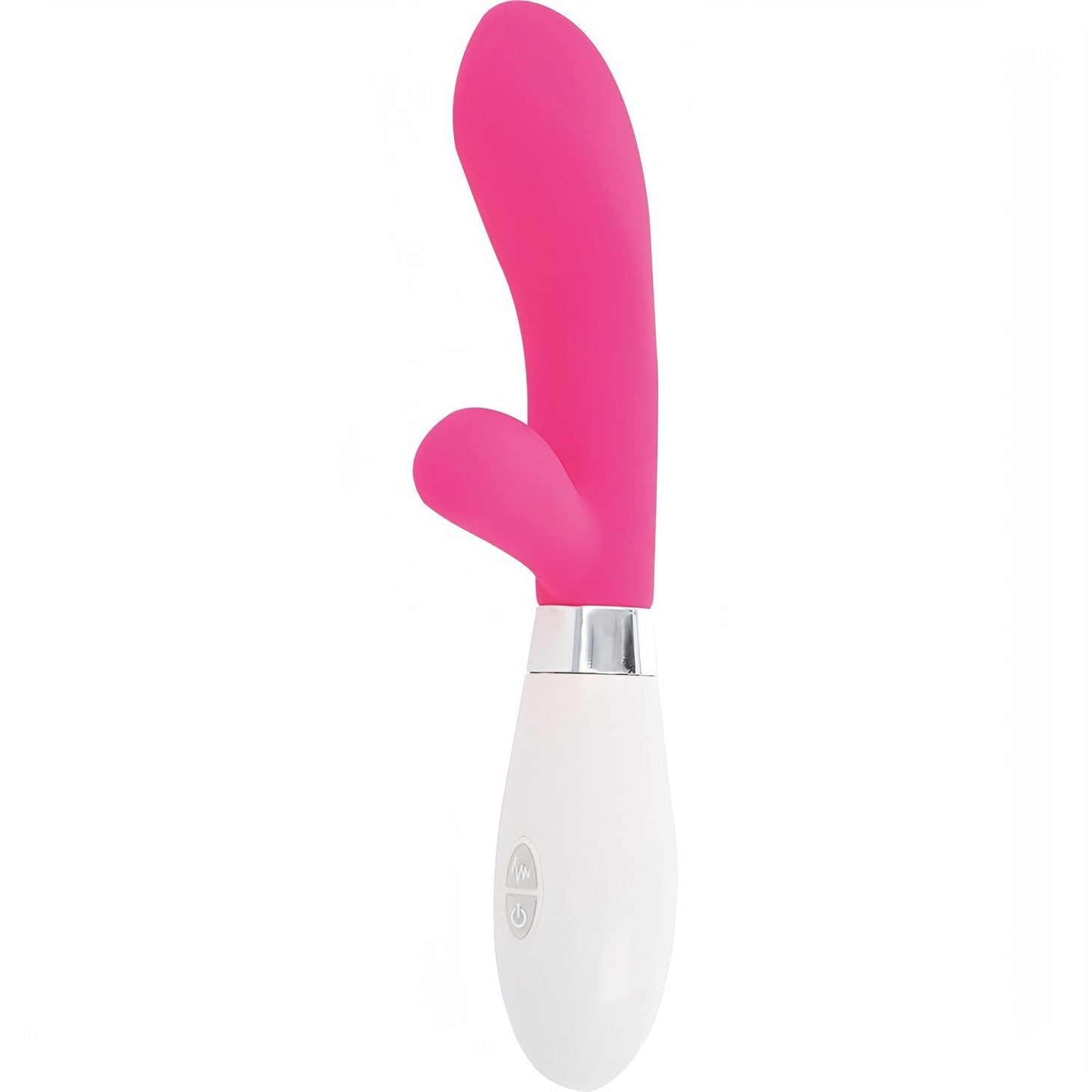 Vibratore Rabbit Jackson 10 modalità di vibrazione - Rosa, Silicone medicale Glossy