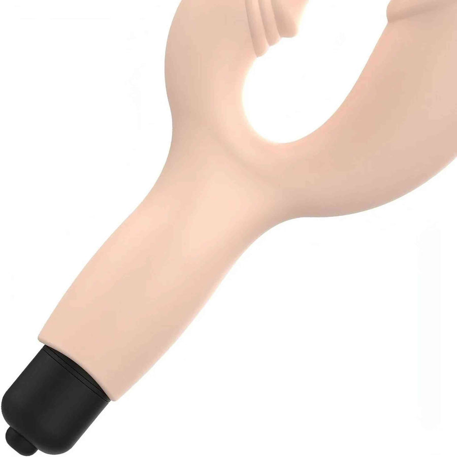 Rabbit G-Spot vibrator made of 100% totally hypoallergenic medical silicone - Pink