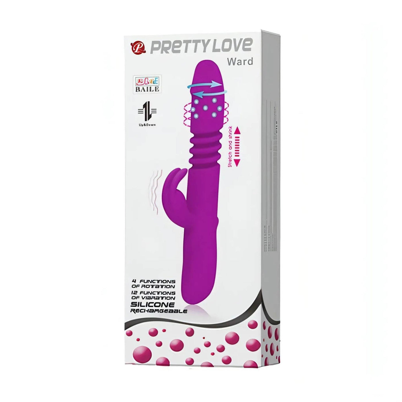 Vibratore Rabbit con Spinta e Rotazione