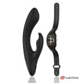 Silicone Rabbit vibrator with WatchMe technology remote control watch - 7 vibration modes