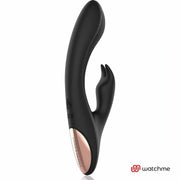 Vibratore Rabbit in silicone con orologio per controllo remoto teconologia WatchMe - 7 modalità di vibrazione