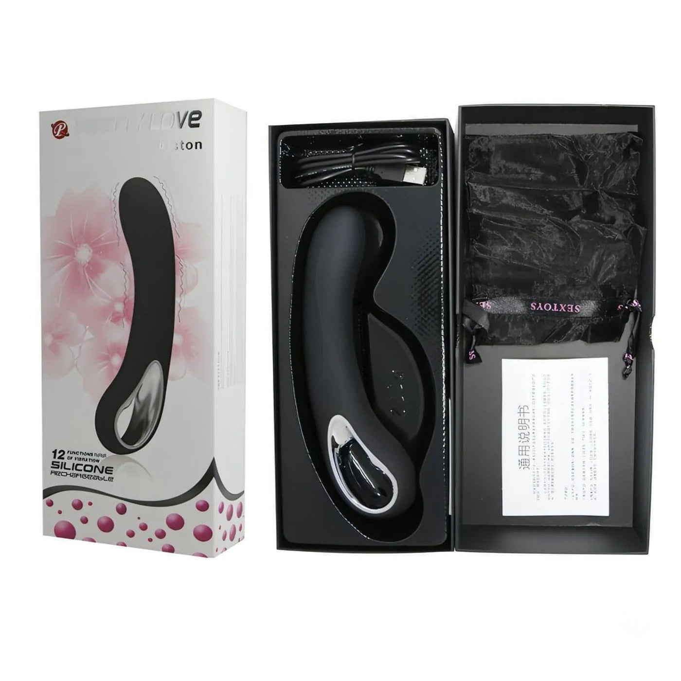 Vibratore design Alston con 12 modalità di vibrazione