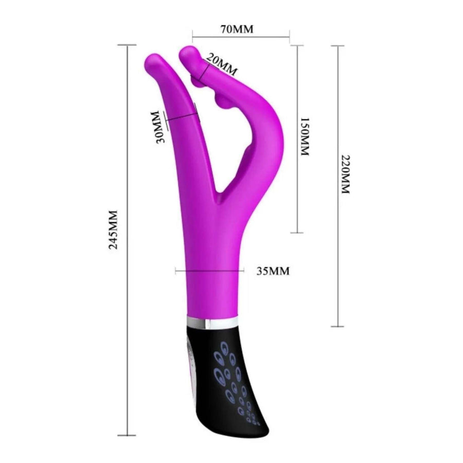 Dual function design vibrator - Basil