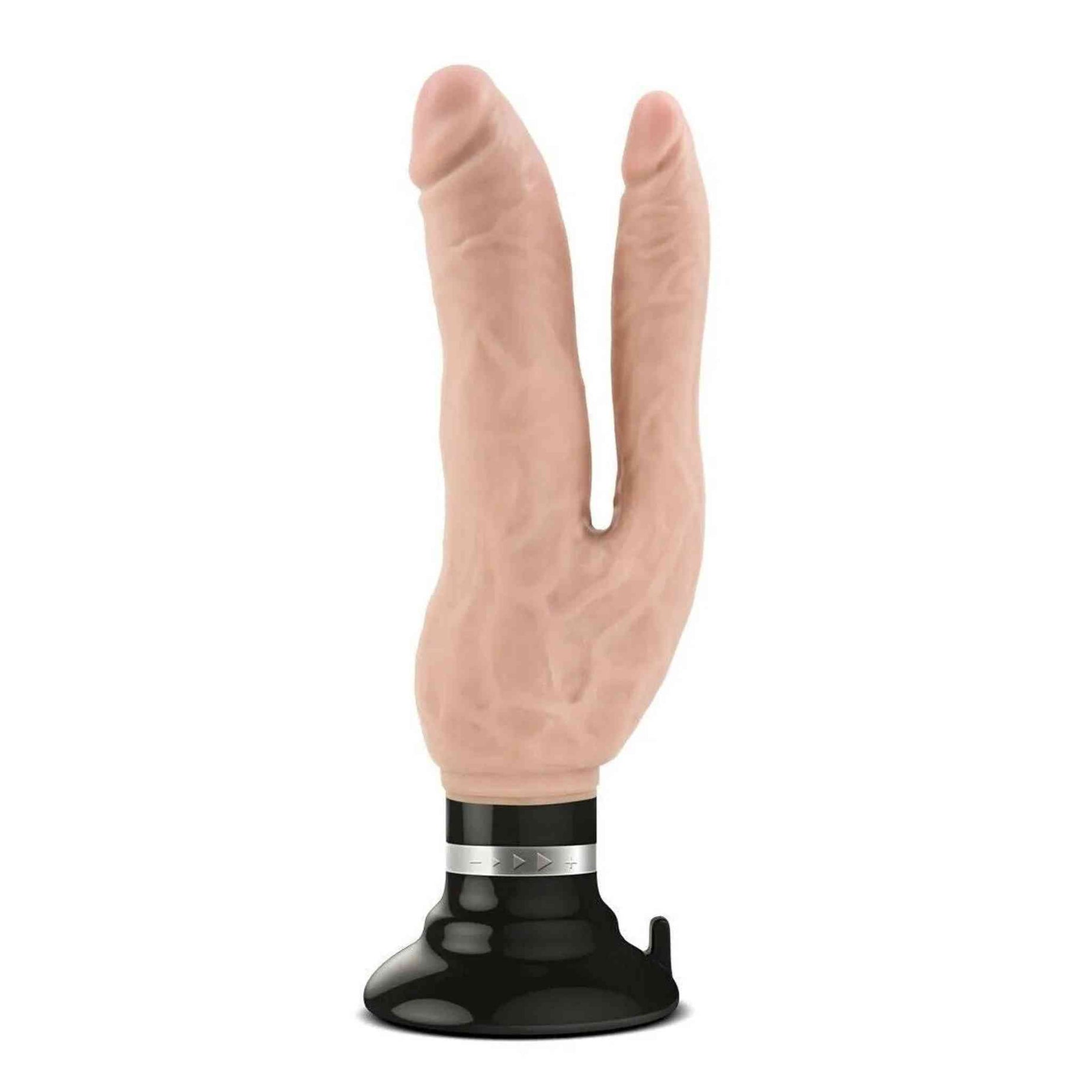 Vibratore morbido Anale/Vaginale con ventosa - Vibrazione multispeed, Rosa Carne