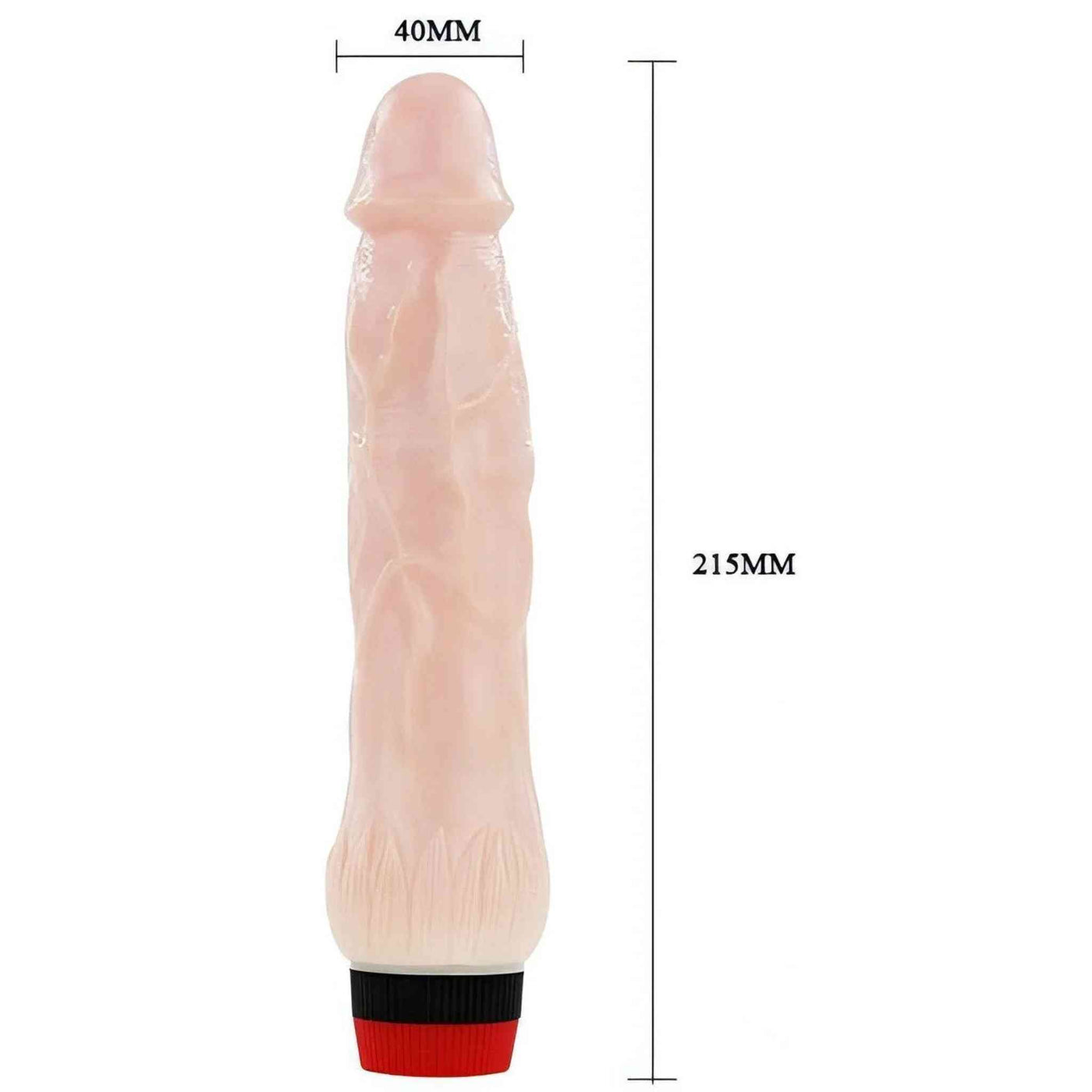 Vibratore realistico in TPR - Rosa Carne