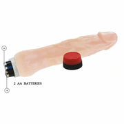 Vibratore realistico in TPR - Rosa Carne
