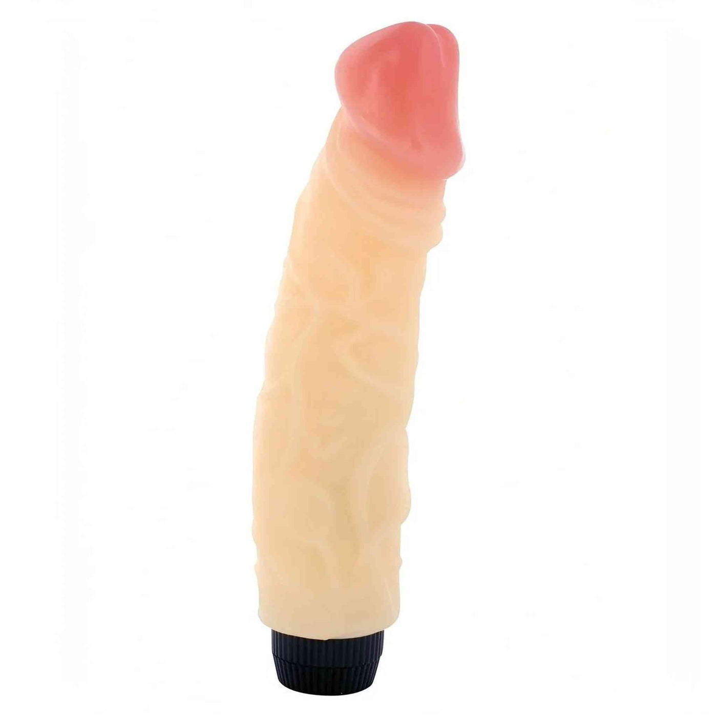 Vibratore realistico in gomma - Rosa Carne