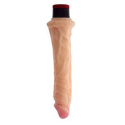 Vibratore realistico morbido con venature 22 cm - Multispeed
