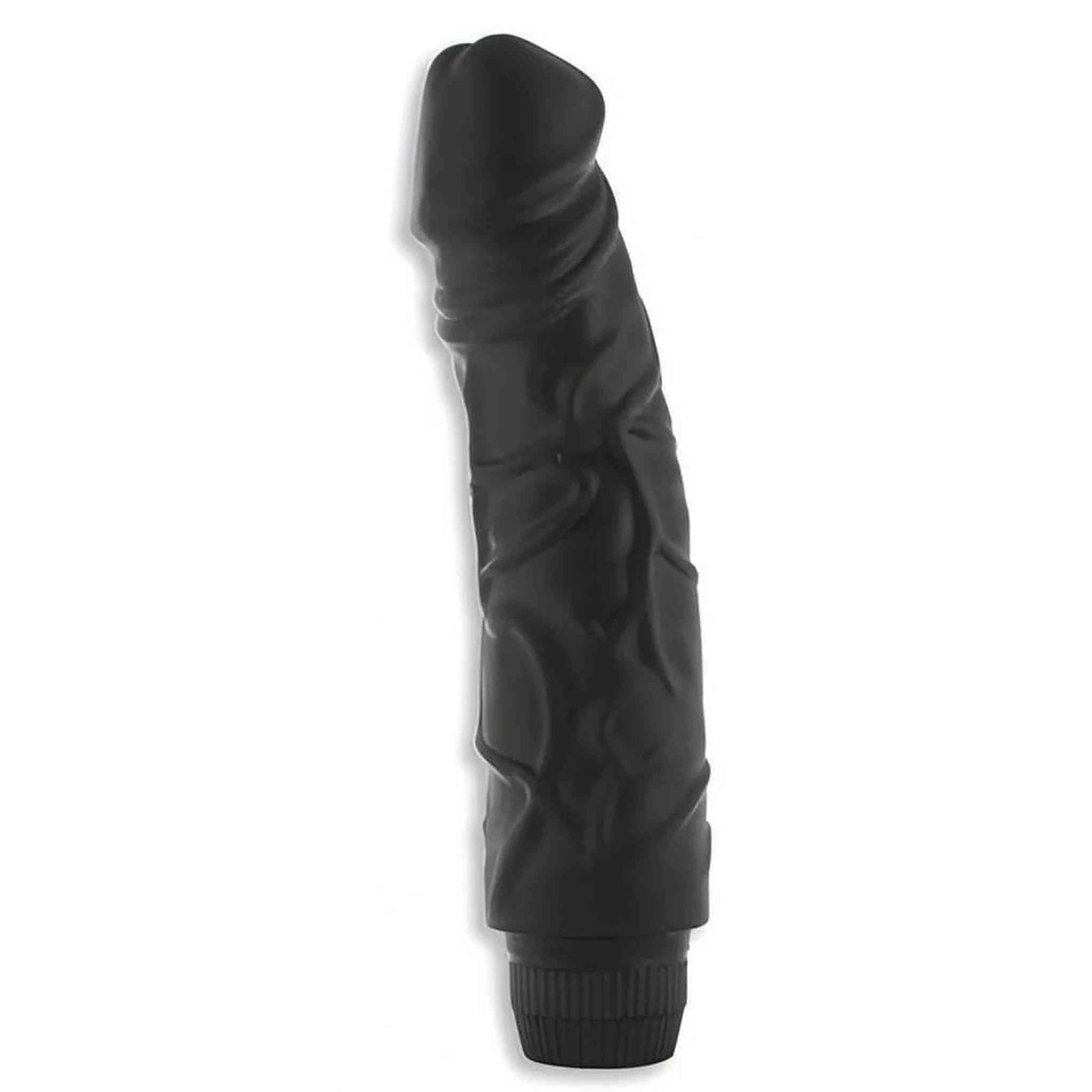 Vibratore realistico nero con venature - Rambo 7.5″