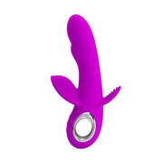 Vibratore tripla funzione bendable - 7 modalità di vibrazione, 5 diverse velocità, Ricaricabile, Silicone Medicale