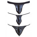 Vynil Set da 3 Pezzi: Jockstrap, Mini String e Perizoma