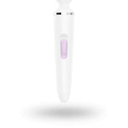 Wand-er Woman Wand Vibrator - White/Chrome