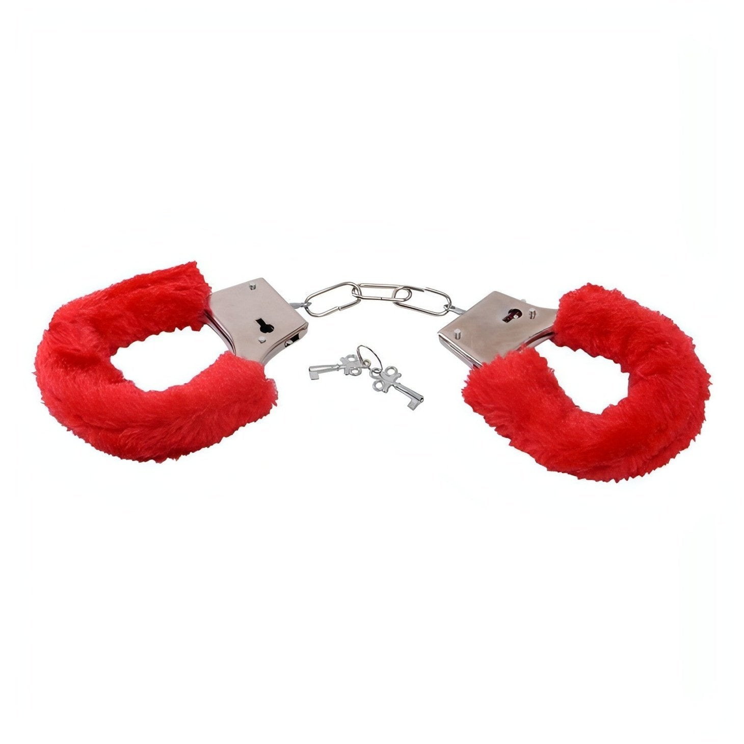 Manette metalliche con peluche rosso Toyz4lovers