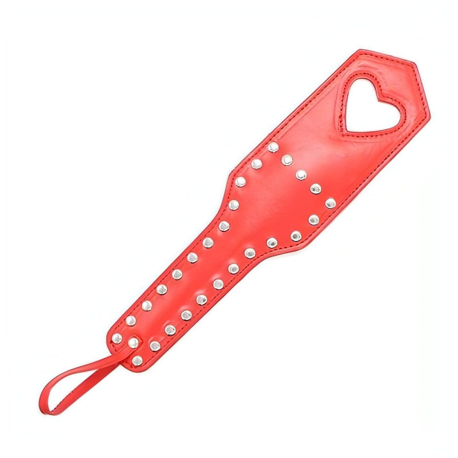 Sculacciatore Rosso Heart - Ecopelle Toyz4lovers