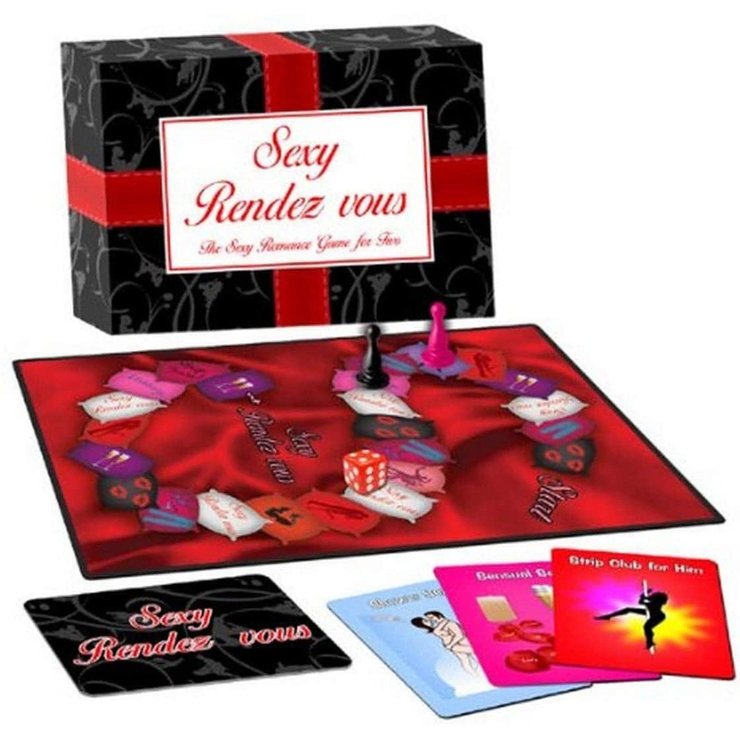 Sexy Rendez Vou, The Sexy Romance Game For Two - Include tabellone, 10 carte Rendez Vous, 2 gettoni, dado e istruzioni. KheperGames