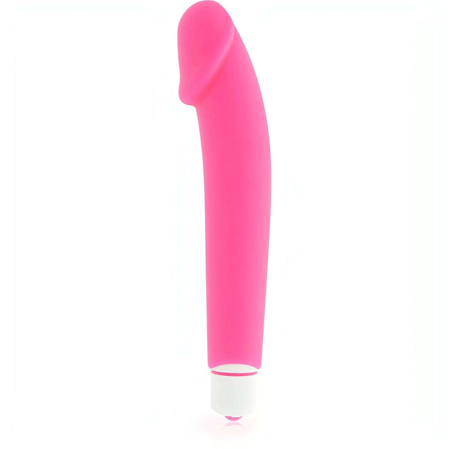 Vibratore Design a forma fallica - Silicone, 7 modalità di vibrazione diverse, Rosa Dolce Vita