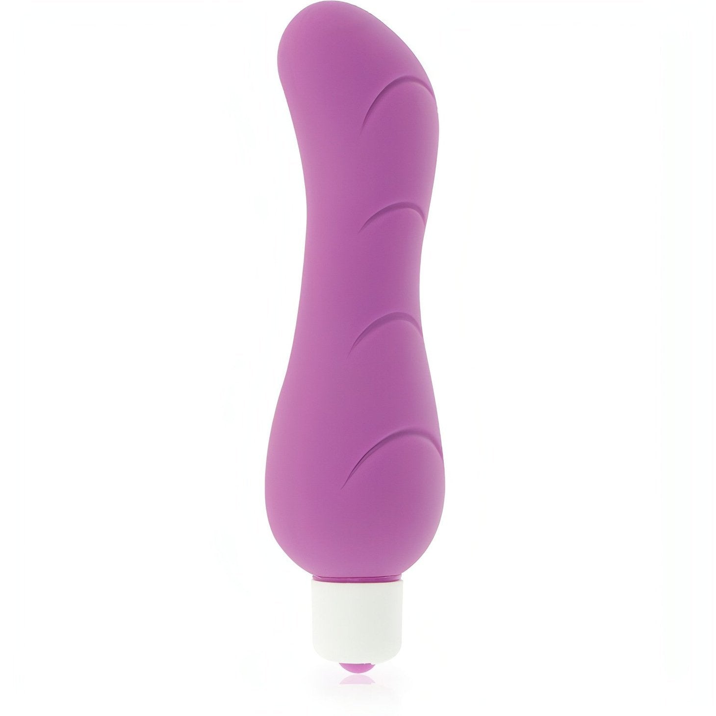 Vibratore Design per Stimolazione del Punto G - Silicone, 7 modalità di vibrazione diverse, Viola Dolce Vita