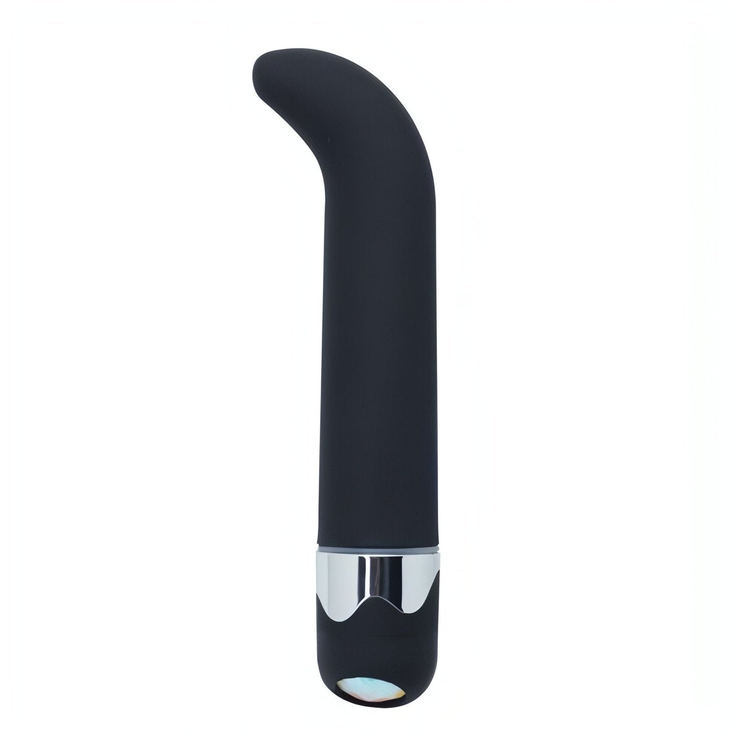 Vibratore Punto G in silicone 15 cm  - Multispeed, Nero Toyz4lovers